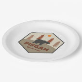 Pisgah National Forest Bear Pappteller (Schrägansicht)