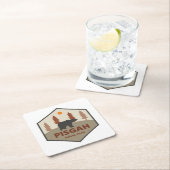 Pisgah National Forest Bear Rechteckiger Pappuntersetzer (Vor Ort)