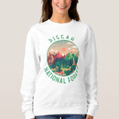 Pisgah National Forest Distressed Circle Sweatshirt (Vorderseite)
