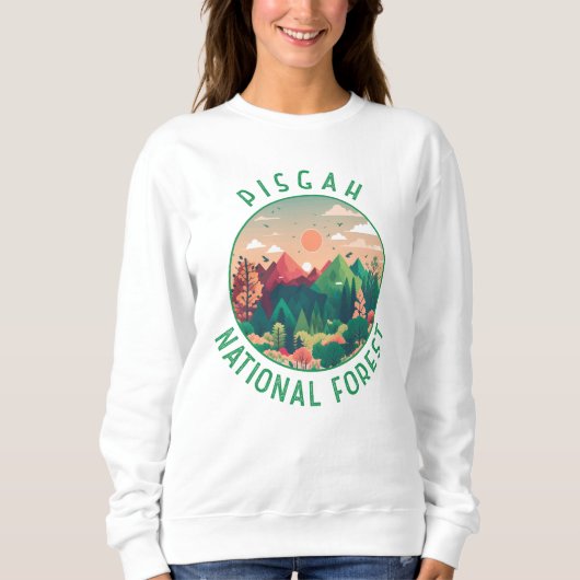 Pisgah National Forest Distressed Circle Sweatshirt (Vorderseite)