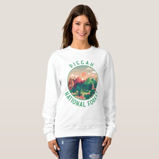 Pisgah National Forest Distressed Circle Sweatshirt (Vorne ganz)