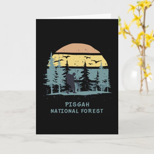 Pisgah National Forest Karte (Gelbe Blume)