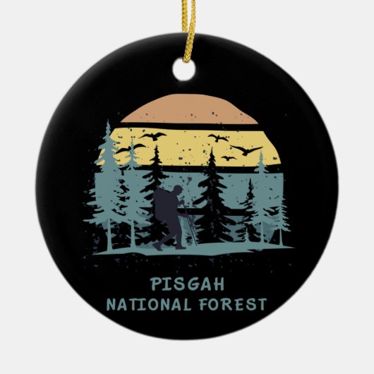 Pisgah National Forest Keramik Ornament (Vorne)