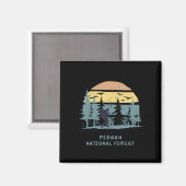 Pisgah National Forest Magnet (Vorderseite/Rückseite)