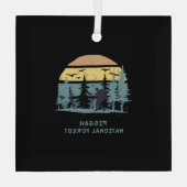 Pisgah National Forest Ornament Aus Glas (Rückseite)