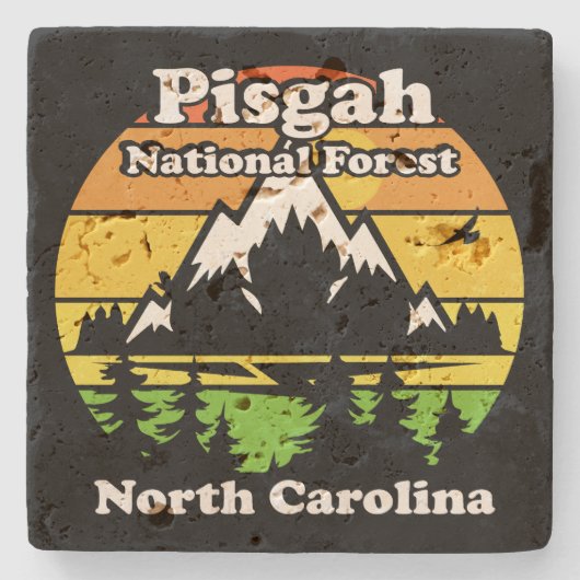 Pisgah National Forest Steinuntersetzer (Vorderseite)