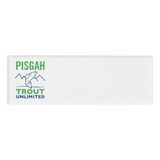 Pisgah TU Nametag Namenschild (Vorderseite)