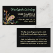 Pisley Gabelgabeln Kochen Catering kulinarische Tä Visitenkarte (Vorne/Hinten)