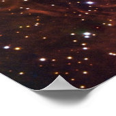 Pismis 24 braune Sterne NASA Poster (Ecke)