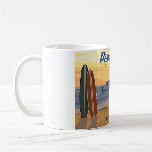 Pismo Beach Califorina Kaffeetasse (Links)