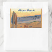 Pismo Beach Califorina Rechteckiger Aufkleber (Tasche)