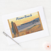 Pismo Beach Califorina Rechteckiger Aufkleber (Umschlag)