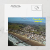 Pismo Beach, California Aerial View Postcard Postkarte (Vorne/Hinten)