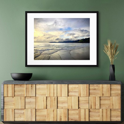 Pismo Beach California Dramatisches, kühne Sunset- Poster