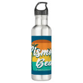 Pismo Beach California Edelstahlflasche (Vorderseite)