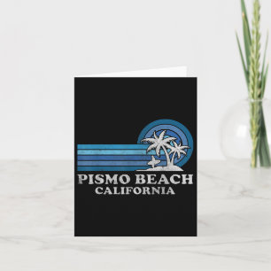 Pismo Beach California Familienurlaub Vint Karte