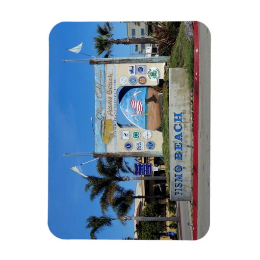 Pismo Beach California Souvenir Magnet (Vertikal)