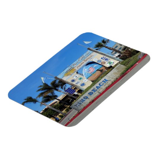 Pismo Beach California Souvenir Magnet (Linke Seite)