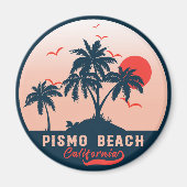 Pismo Beach California Sunset Vacation Souvenirs Magnet (Vorne)