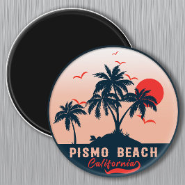 Pismo Beach California Sunset Vacation Souvenirs Magnet
