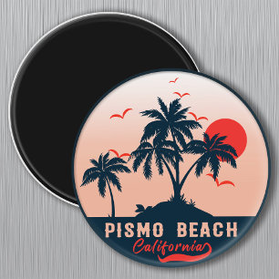 Pismo Beach California Sunset Vacation Souvenirs Magnet
