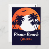 Pismo Beach California Sunset Vacation Souvenirs P Postkarte (Vorne/Hinten)