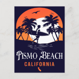 Pismo Beach California Sunset Vacation Souvenirs Postkarte