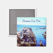Pismo Beach, Dinosaur Cave Park Magnet (Vorderseite/Rückseite)