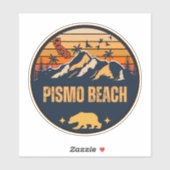Pismo Beach, Kalifornien Aufkleber (Blatt)