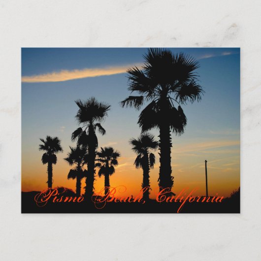 Pismo Beach, Kalifornien Postkarte (Vorderseite)