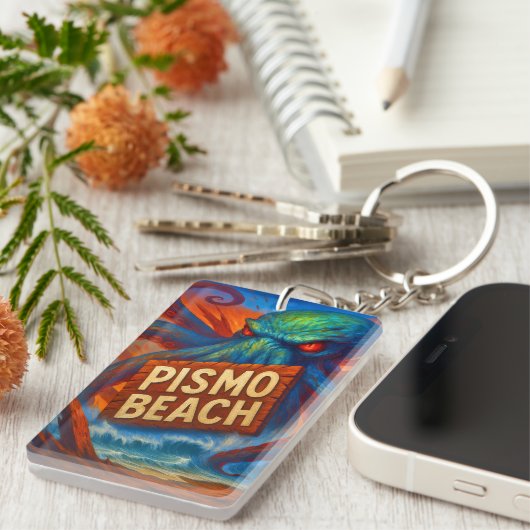 PISMO BEACH KEYCHAIN. SCHLÜSSELANHÄNGER (Vorderseite rechts)