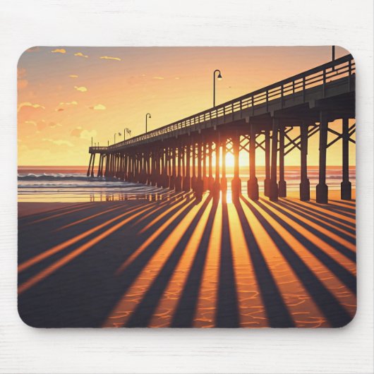 Pismo Beach Pier California Mousepad (Vorne)