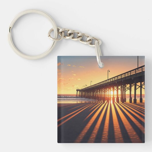 Pismo Beach Pier California Schlüsselanhänger (Vorderseite)