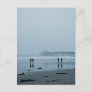 Pismo Beach Pier im Nebel Postkarte