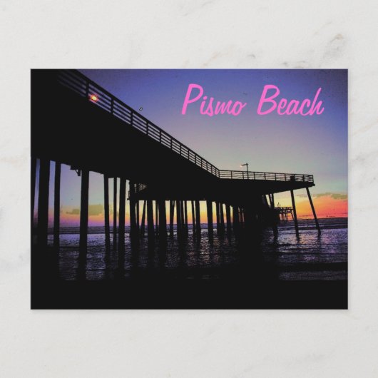 Pismo Beach Postcard Postkarte (Vorderseite)