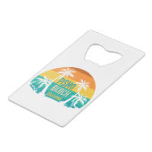 Pismo Beach Retro Geldbeutel Flaschenöffner (Rückseite Schrägansicht)