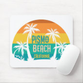 Pismo Beach Retro Mousepad (Mit Mouse)