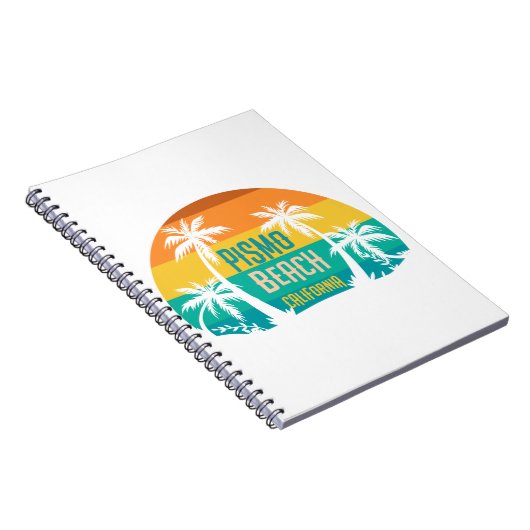 Pismo Beach Retro Notizblock (Rechte Seite)