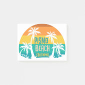 Pismo Beach Retro Post-it Klebezettel (Vorderseite)