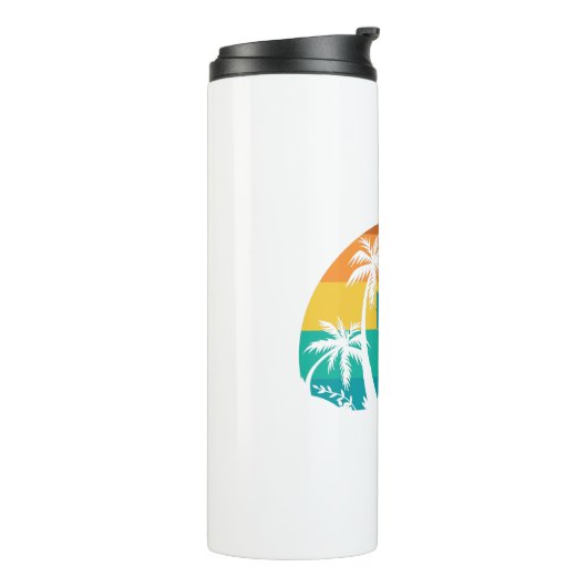 Pismo Beach Retro Thermosbecher (Nach links gedreht)