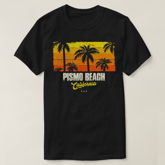 Pismo beach Souvenir California Erinnerung 2 T-Shirt (Design vorne)