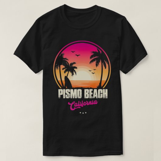 Pismo beach Souvenir California Erinnerung T-Shirt (Design vorne)