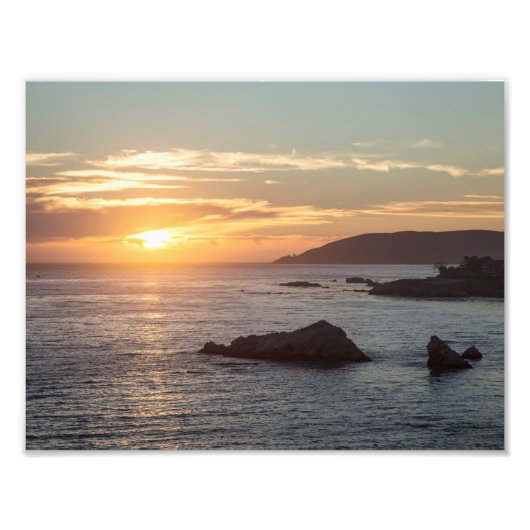 Pismo Beach Sunset Fotodruck (Vorne)