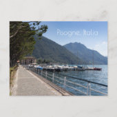 Pisogne und Iseo-See, Lombardei, Italien Postkarte (Vorderseite)
