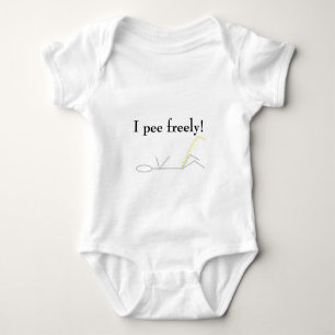 Piss, ich pisse frei! baby strampler