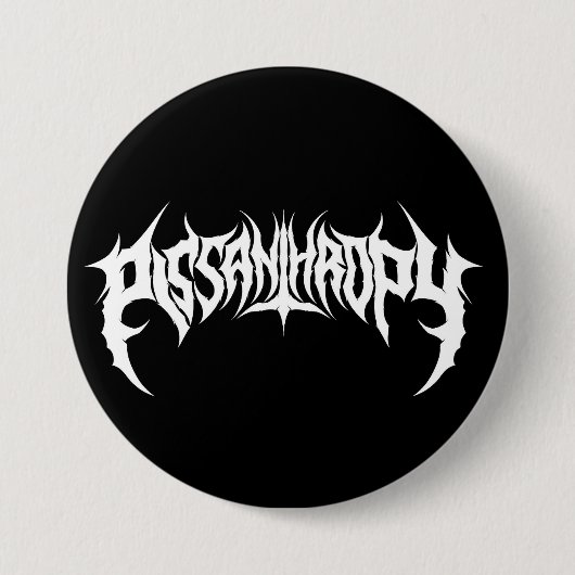 Pissanthropie Death Metal Fake Band Button (Vorderseite)