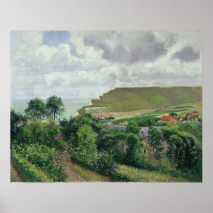 Pissarro - Ansicht von Berneval 1900 Poster