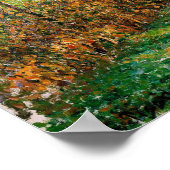 Pissarro - Automne Peupliers Eragny, Autumn Poplar Poster (Ecke)