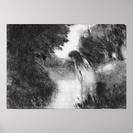 Pissarro - Bather 1894 Poster (Vorne)