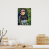 Pissarro - Bäuerin 1880 Poster (Küche)